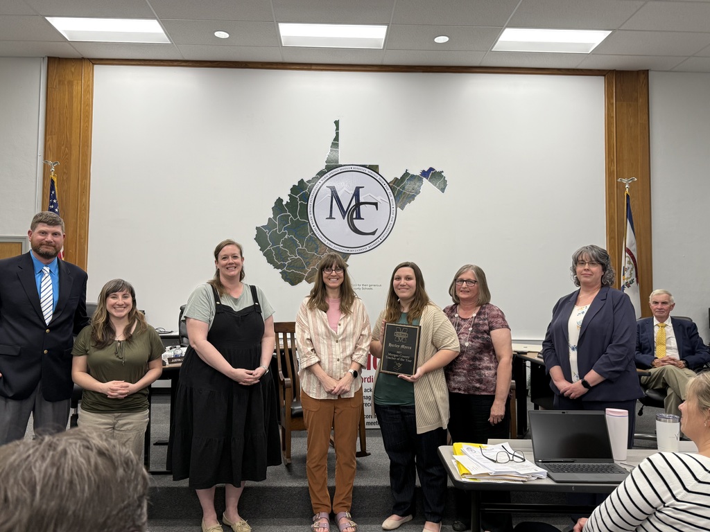 Board Member with 6 staff members nominated for MC Teacher of the Year.