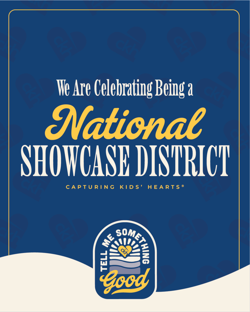 National Showcase District graphic with “Tell Me Something Good” logo.