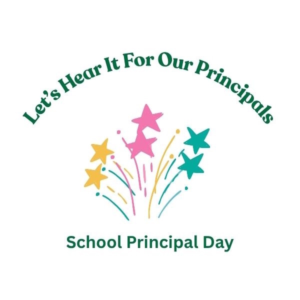 Shooting stars with Let's hear it for our principals.