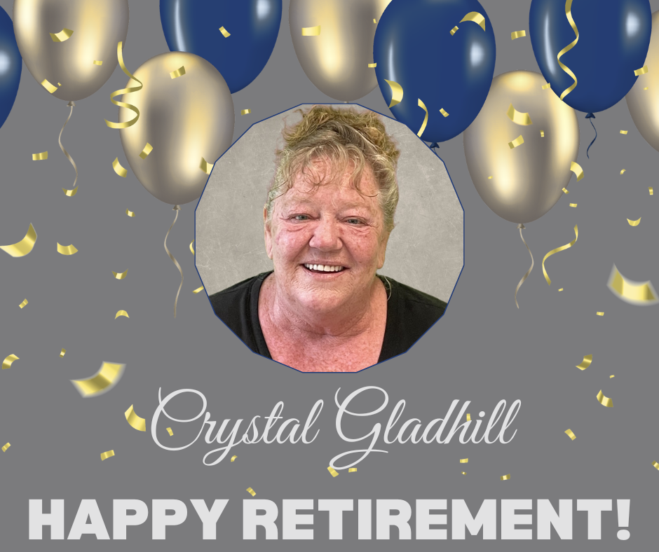 Decorative - Crystal Gladhill, Happy Retirement!