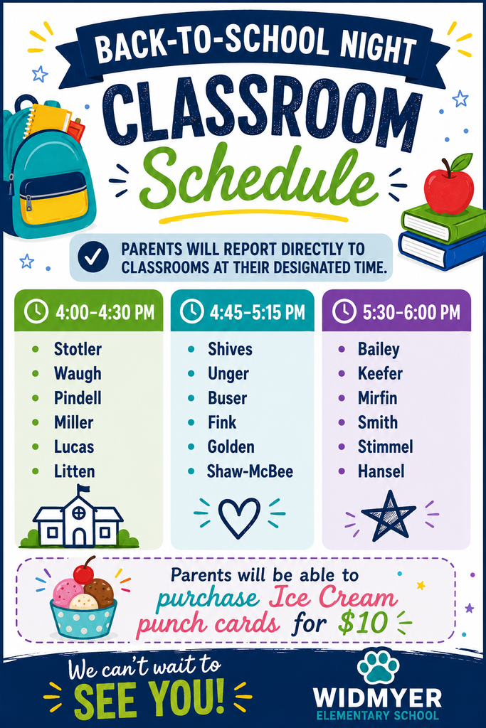 flyer for back to school night