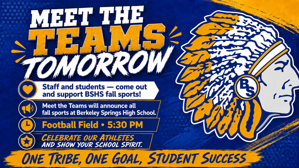 Meet the Teams for BSHS at 5:30pm on August 22 at the football field. 
