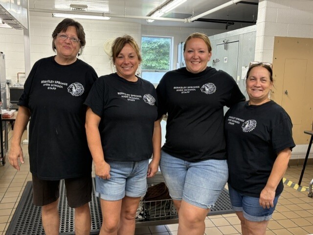 Meet your smiling, hard-working cafeteria staff!