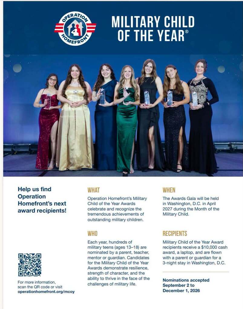 US Military Child of the Year