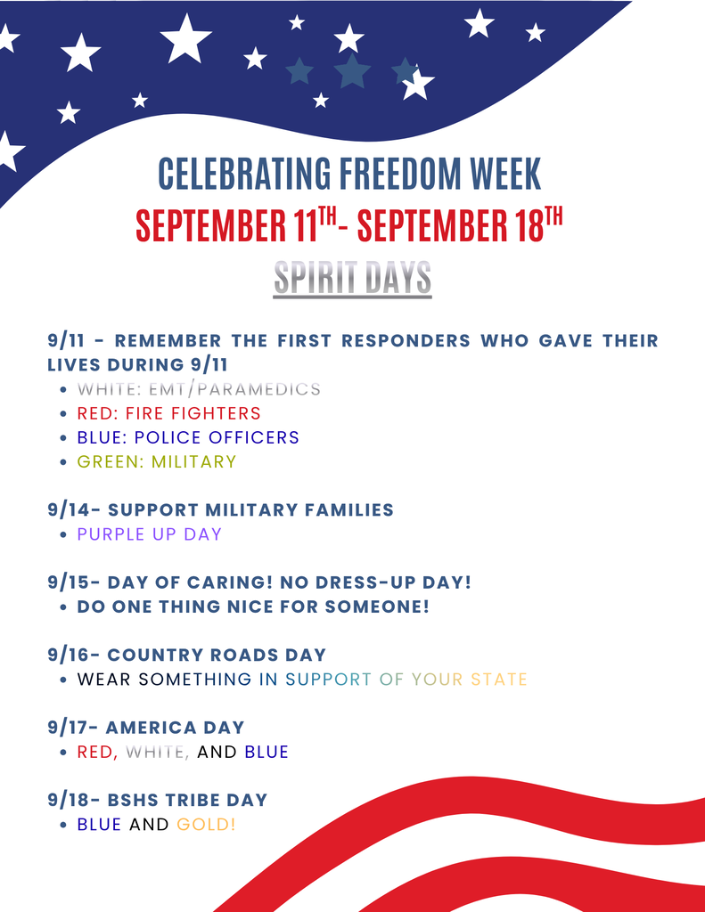 CFW Spirit Days