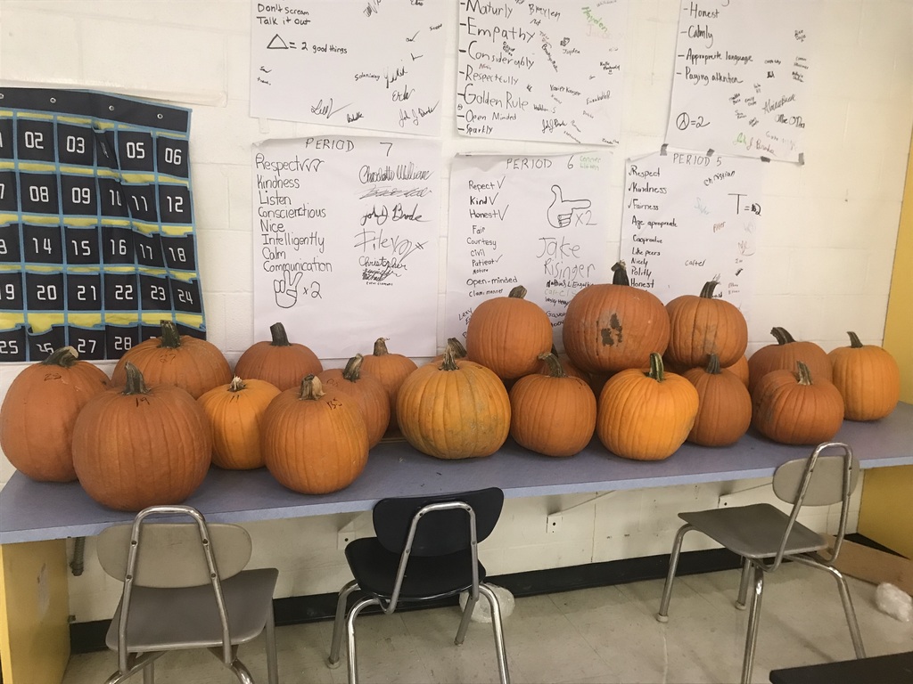 There will be twenty-five pumpkins in the drop.