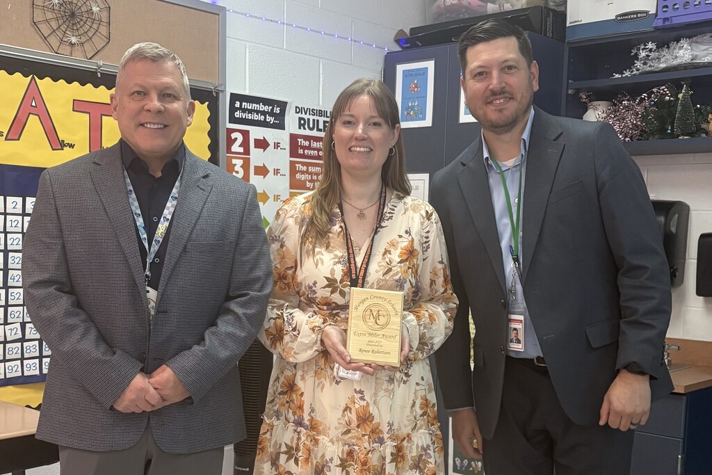 Teacher with Extra Miler Award