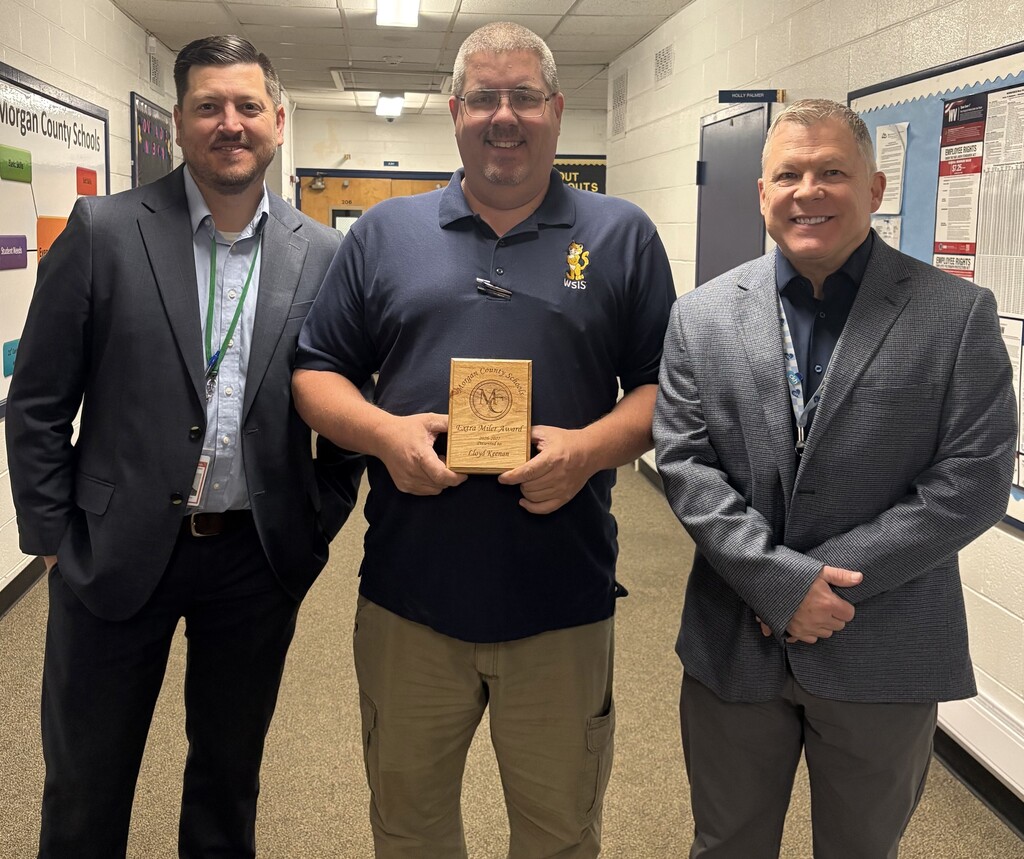 Custodian with Extra Miler Award