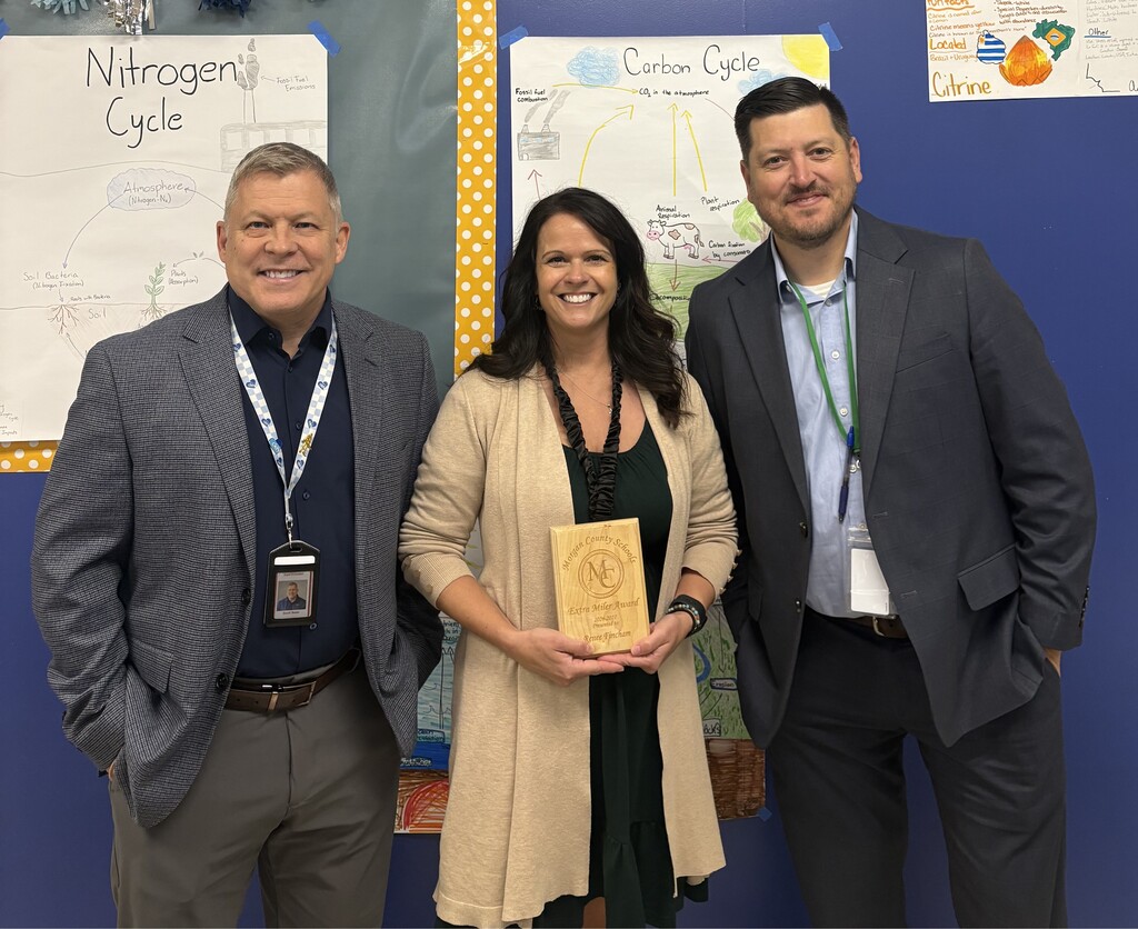 Teacher with Extra Miler Award