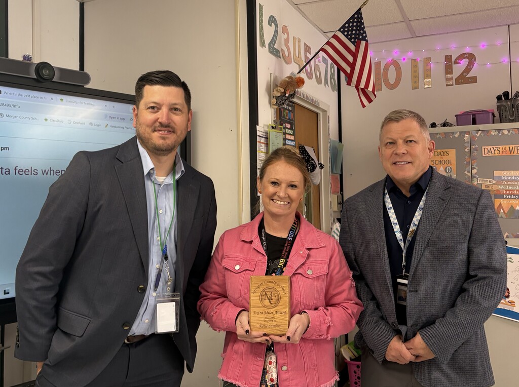 Teacher with Extra Miler Award