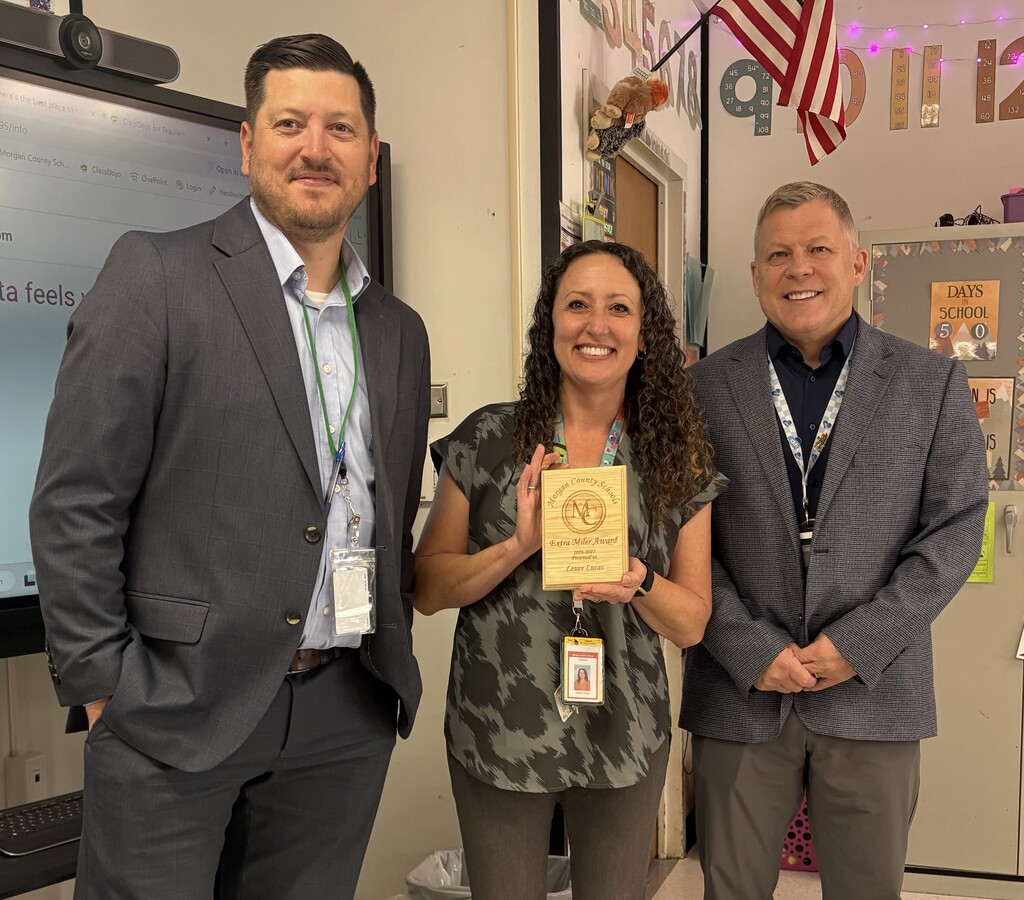 Teacher with Extra Miler Award