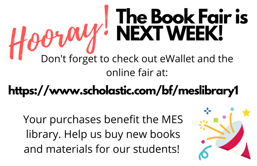 Book Fair next week!