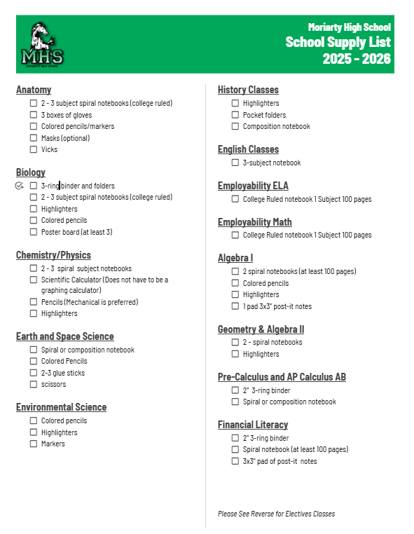 List 1