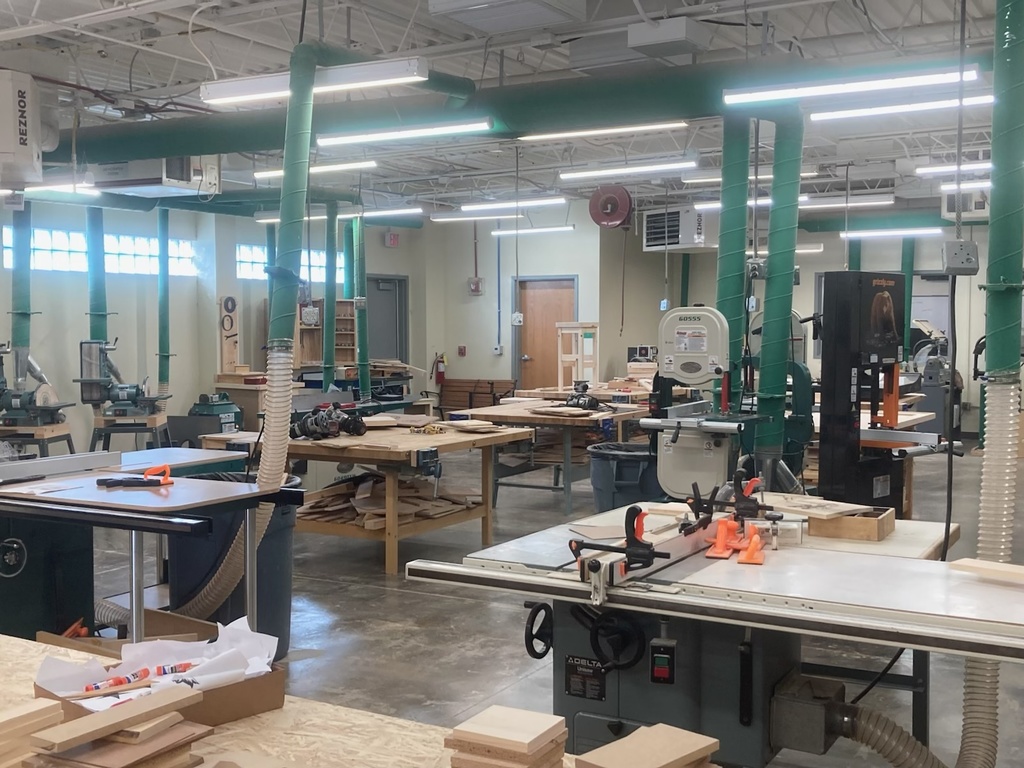 State of the art wood/carpentry shop.