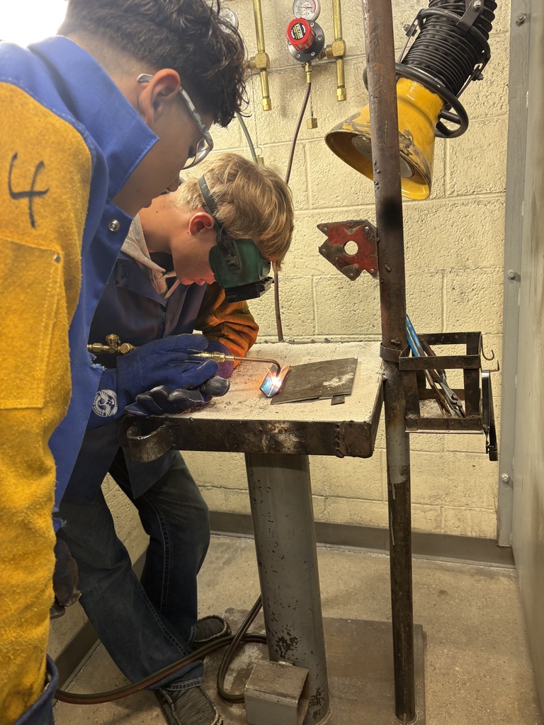 Students hard at work.