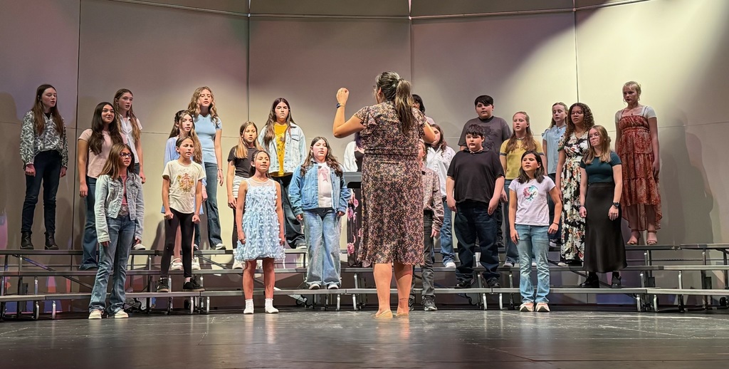 Mrs. Lydia Otero and the her MS Choir! 