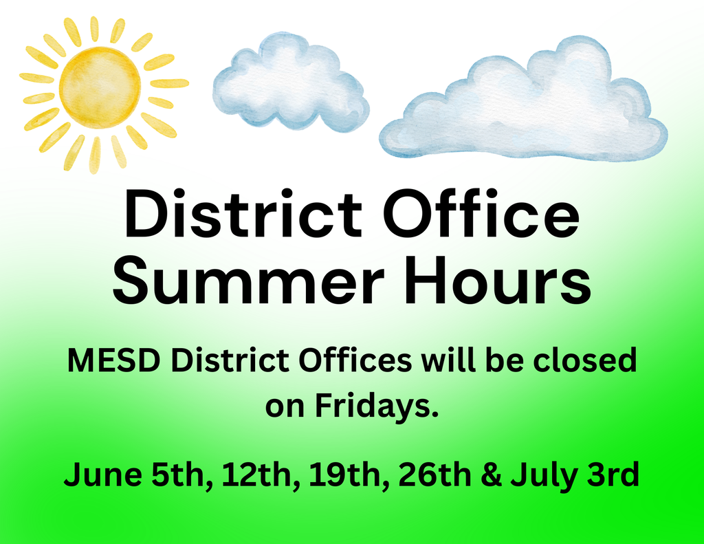 District Office Summer Hours