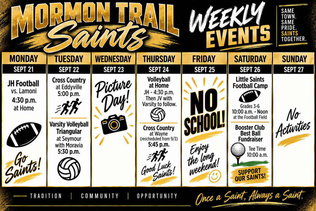 Weekly events