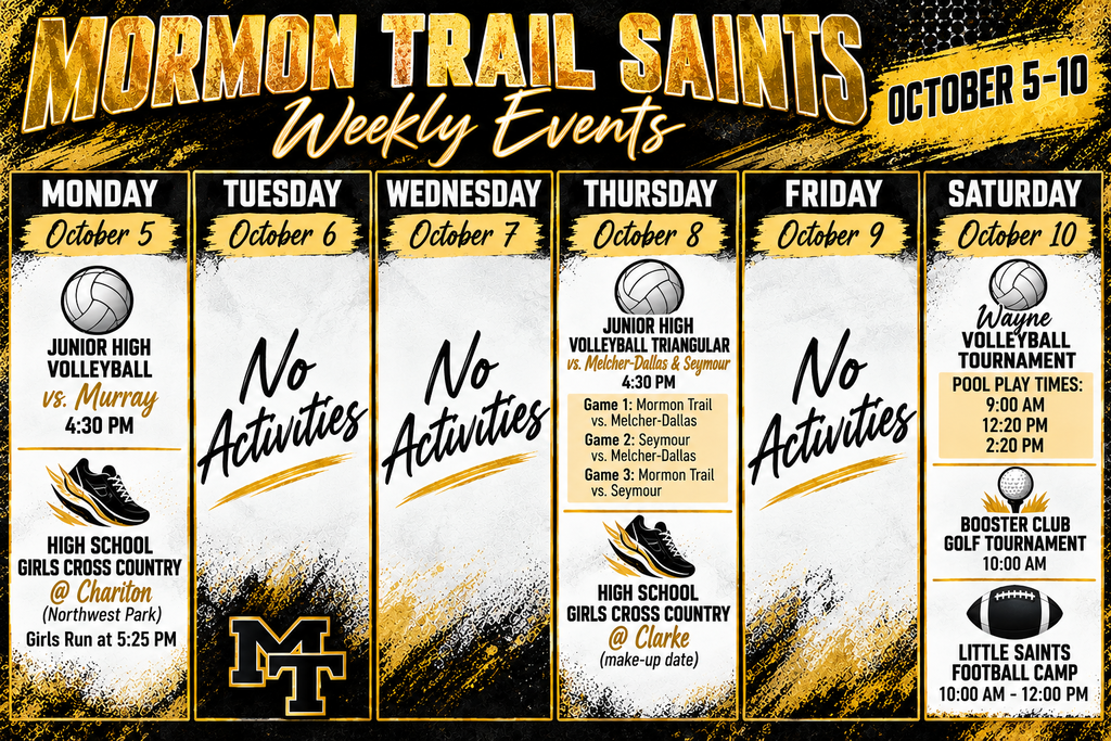 Weekly events