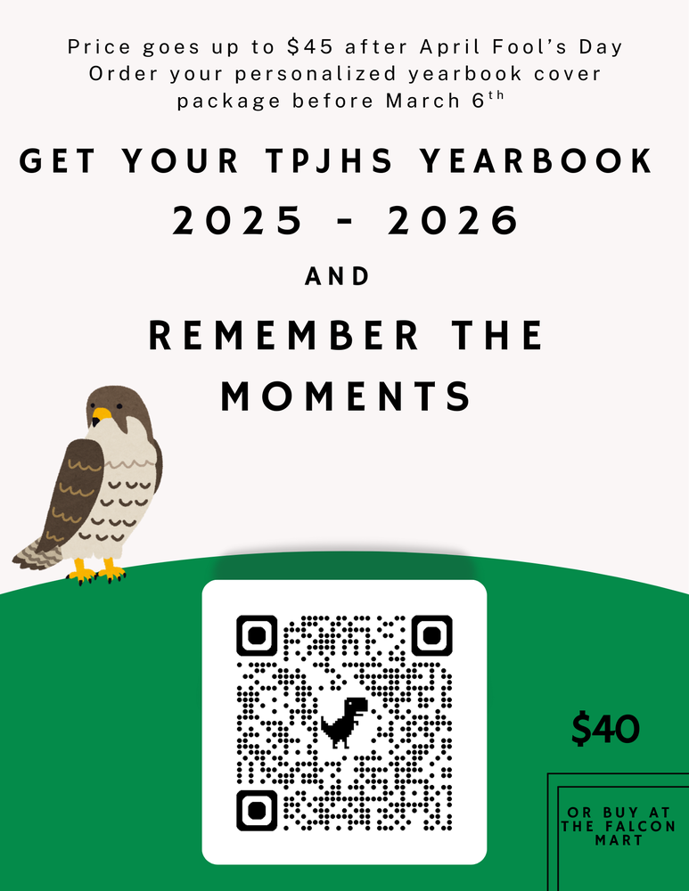 TPJHS Yearbook Sales $40