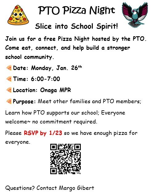 PTO Pizza Night Flyer