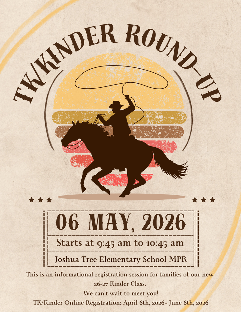 TK/ Kinder Round up decorative flyer