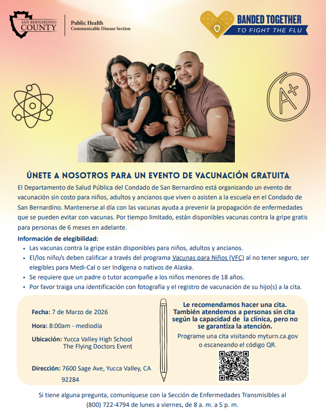 Public Health Vaccination Clinic (SPANISH)