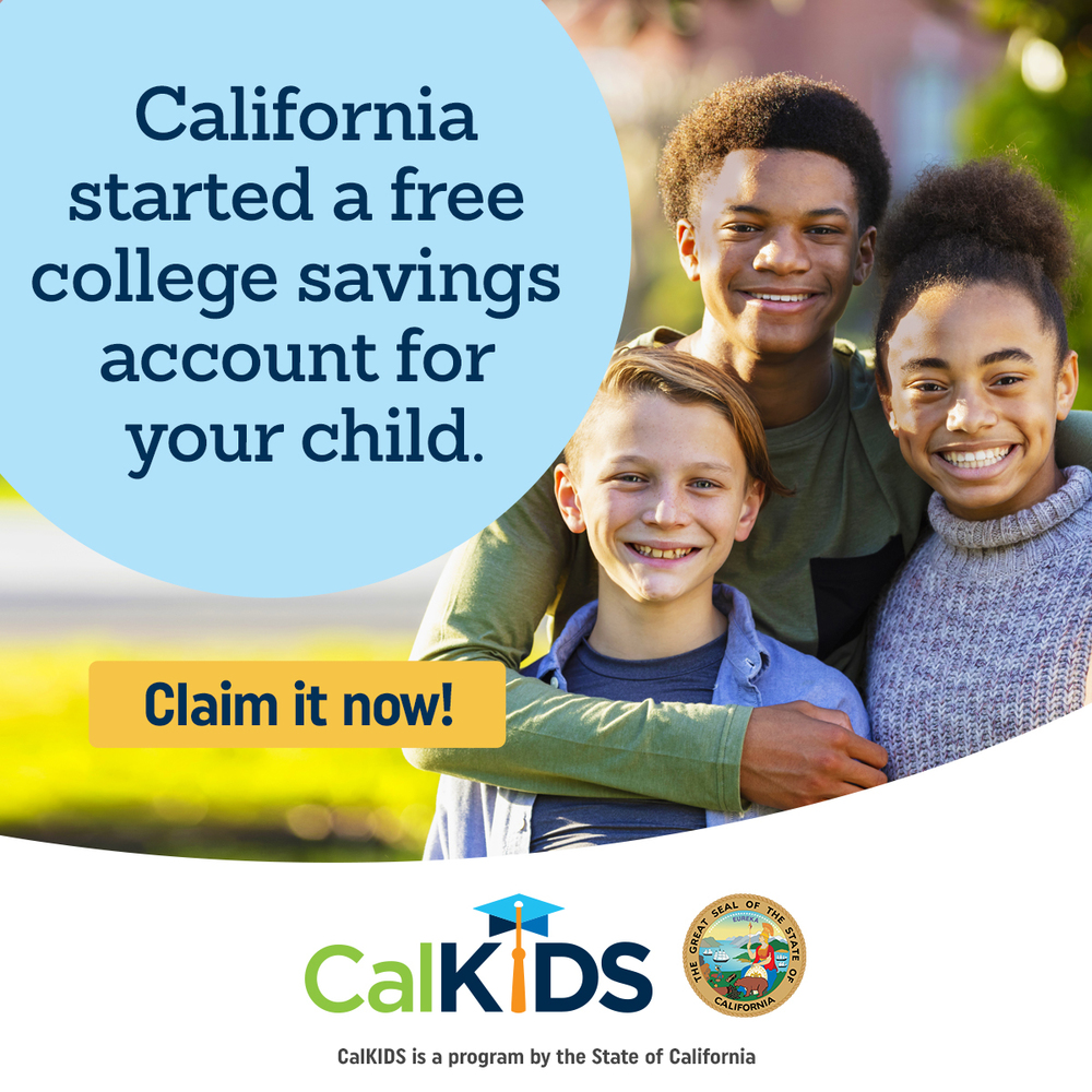 Your child may have a CalKIDS Scholarship worth at least $500!