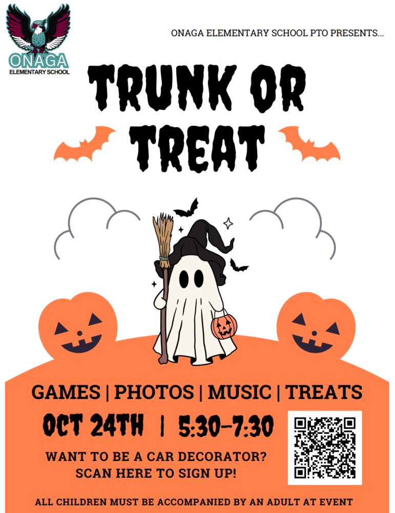 Trunk or Treat: Games, Photos, Music, Treats October 24th 5:30-7:30