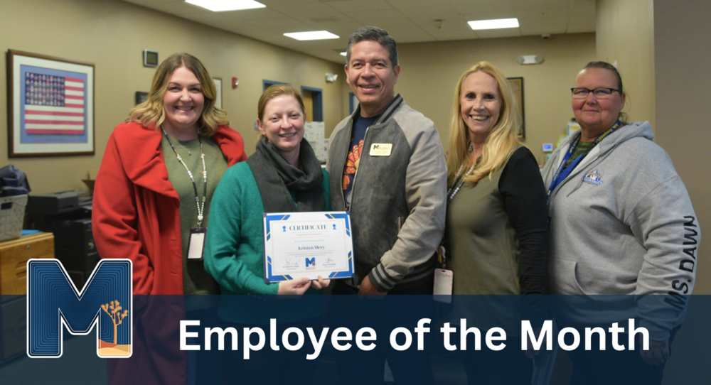 MUSD Employee of the Month for November 2025: Ms. Mery - Principal of YVES