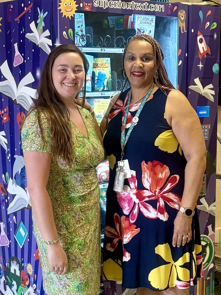 Ms. St. Martin and Principal Dr. Onumah