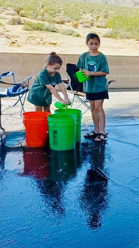 Students and sisters Olivia and Syida