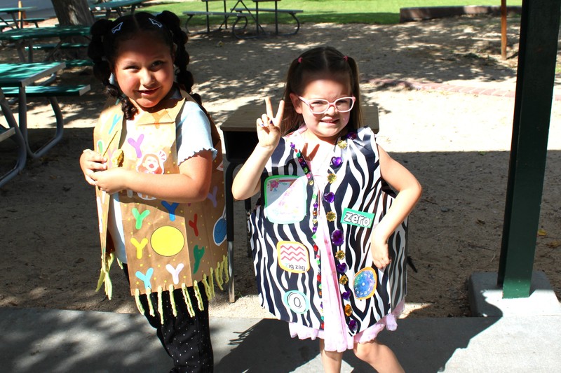 kids getting ready for ABC fashion show