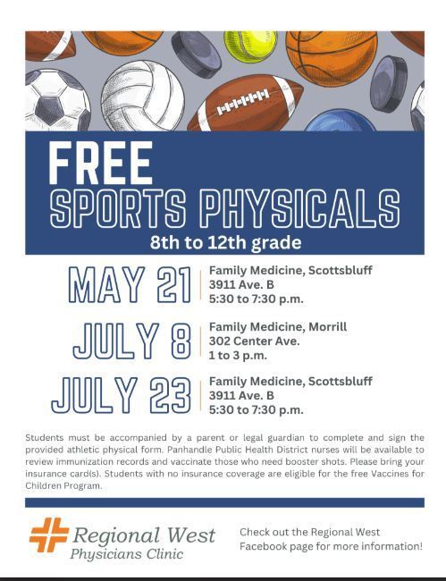 Free Sports Physicals