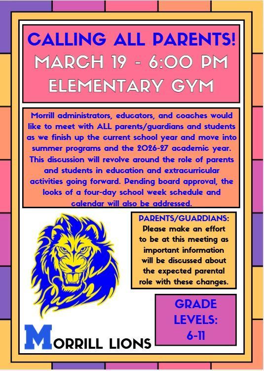 Grades 6-11 Parents