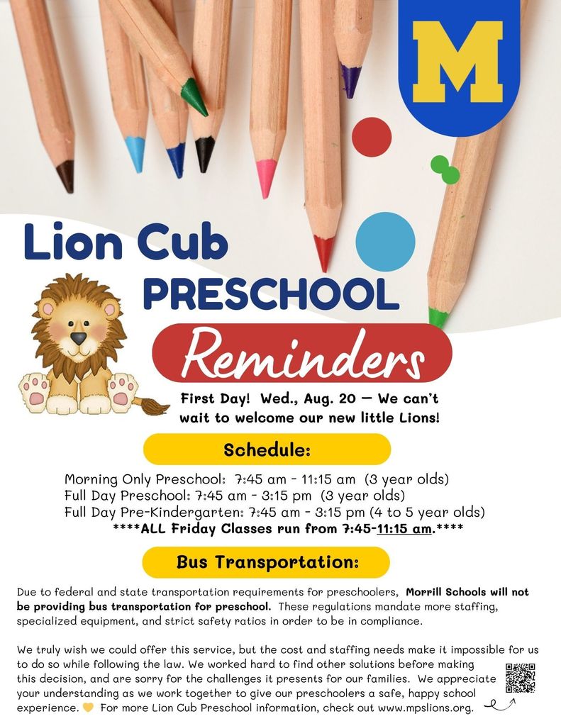 25-26 PK Start of Year Reminders