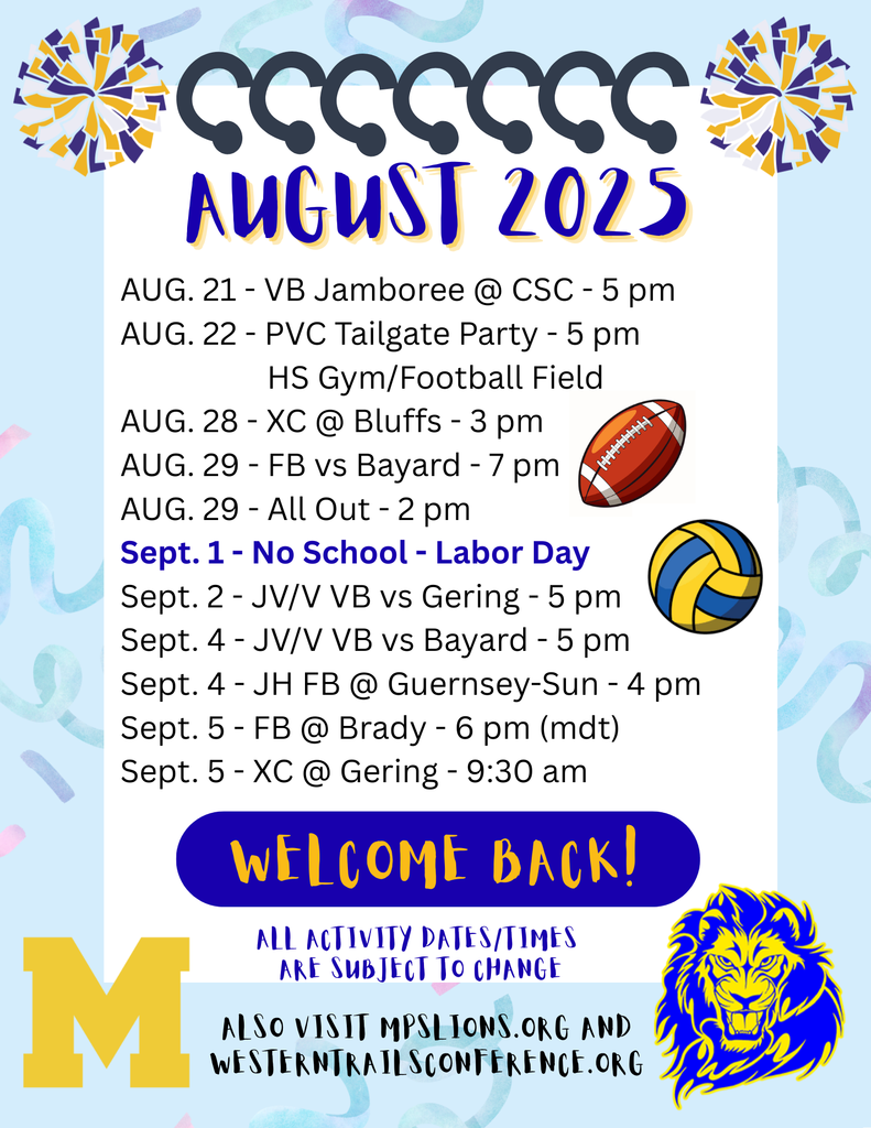 August Activities
