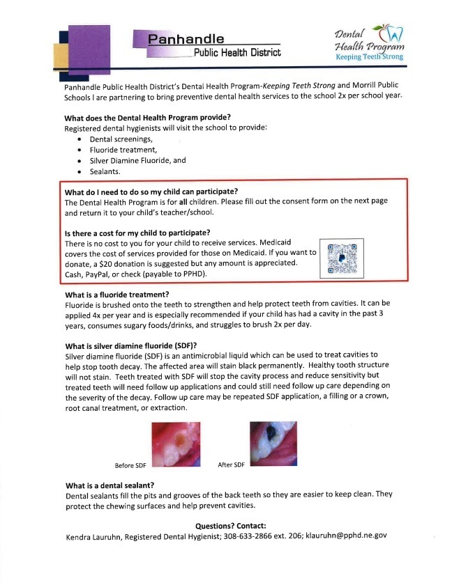 Dental Form (Pg 1) - Sept. 23, 2025