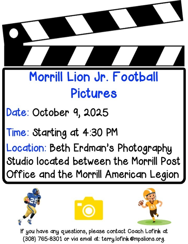 Morrill Lion Jr Football Pics 10-9-25