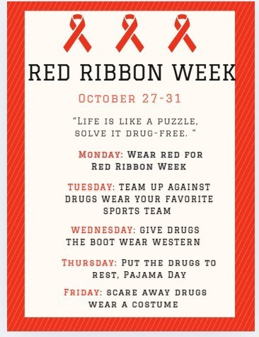 Red Ribbon Week (Oct. 27-31, 2025)