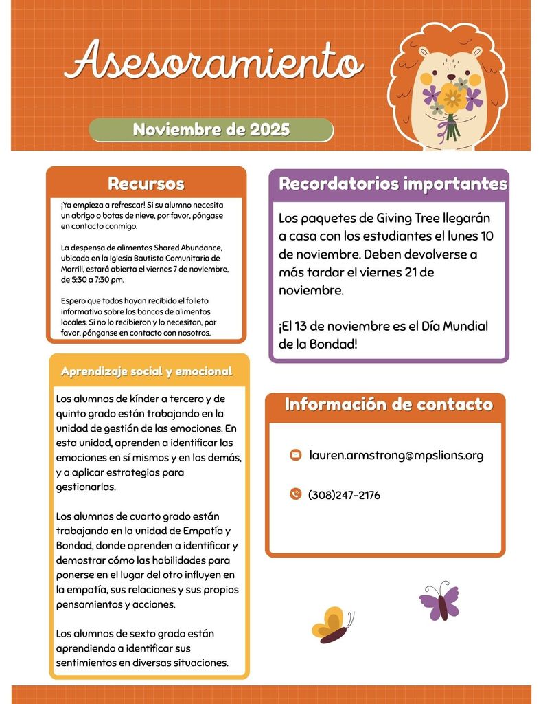 Counselor's Nov. 2025 Newsletter