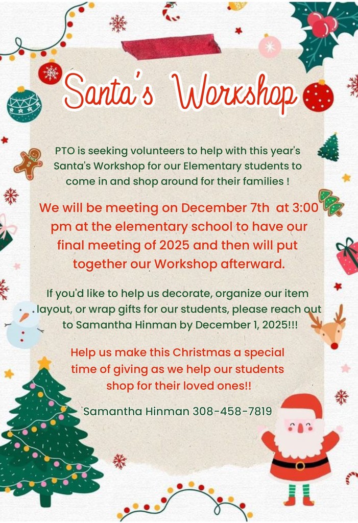 PTO Santa's Workshop Flyer 2025