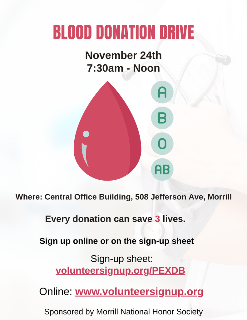 Morrill Blood Drive