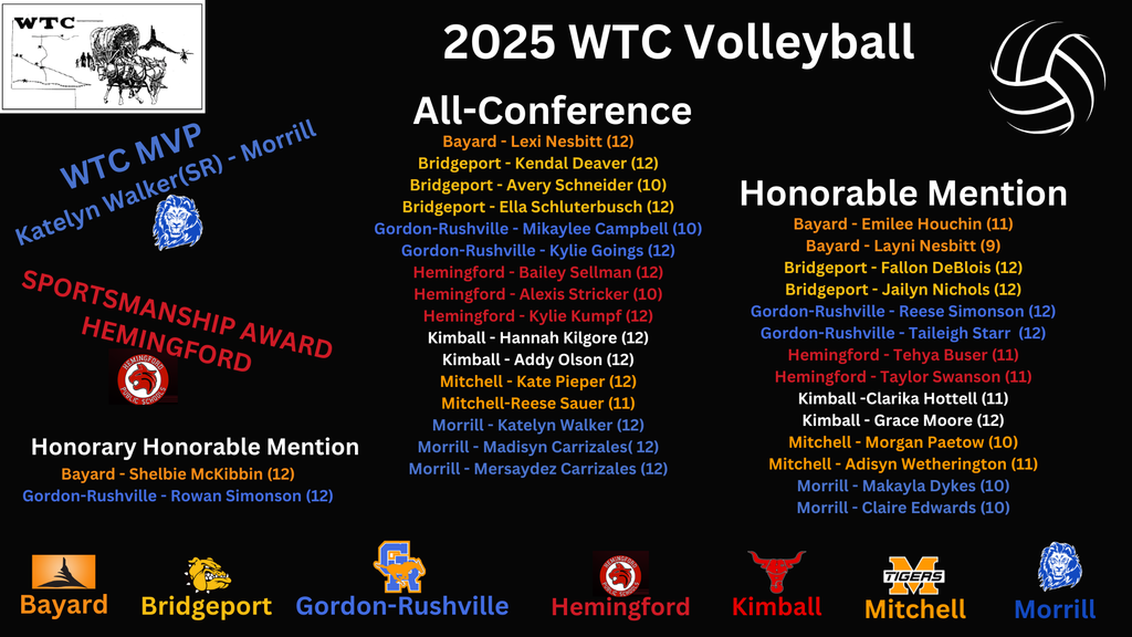 WTC All-Conference VB 2025