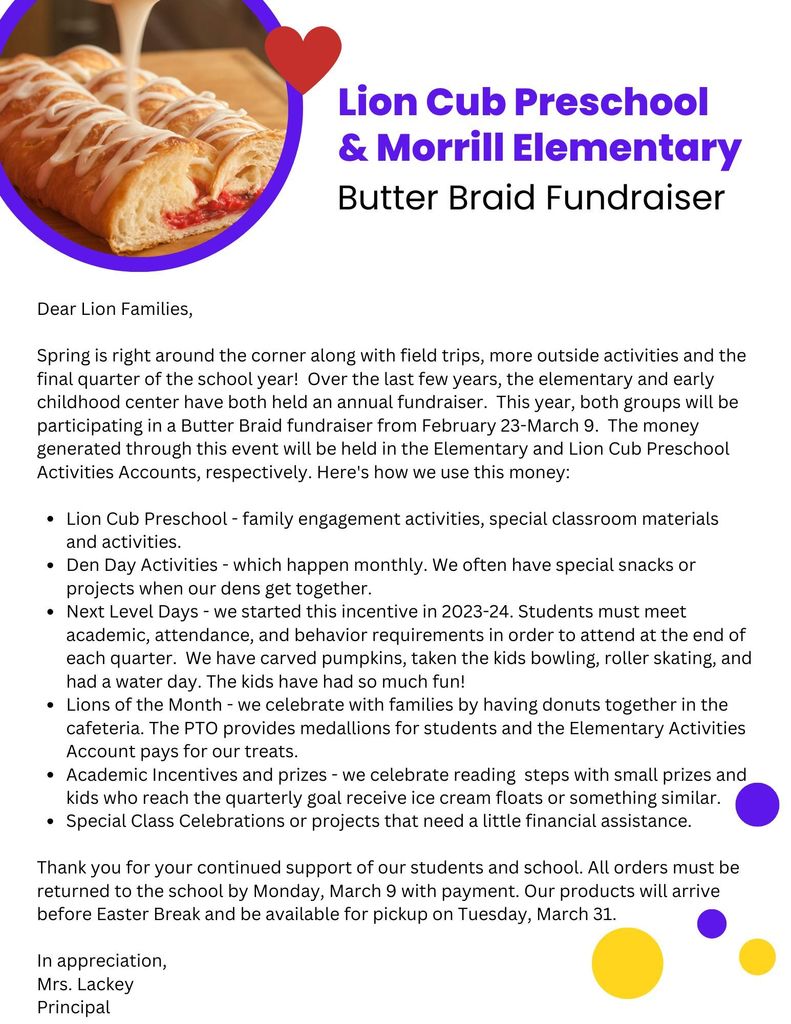 2026 Butter Braid Fundraiser (English pg. 2)