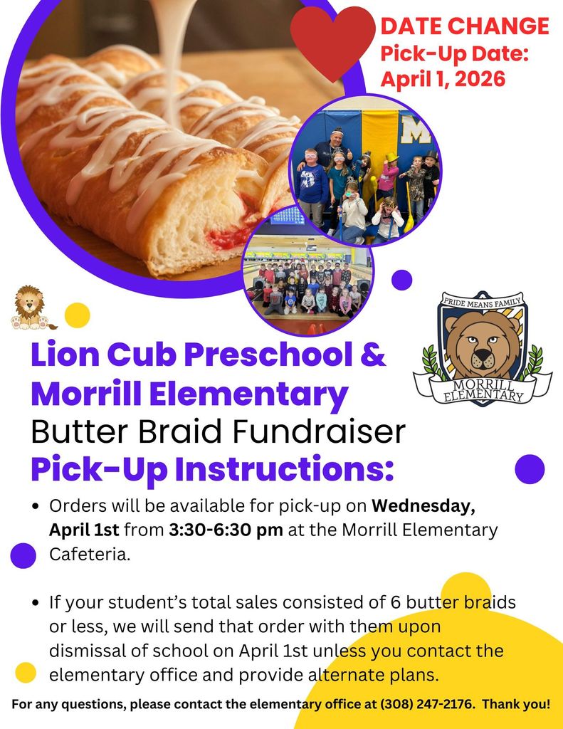 Butter Braid Orders (Pick-Up Date April 1, 2026)