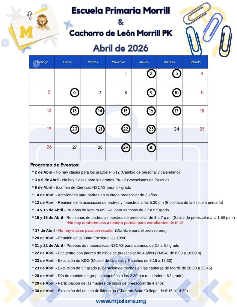 April 2026 Calendar