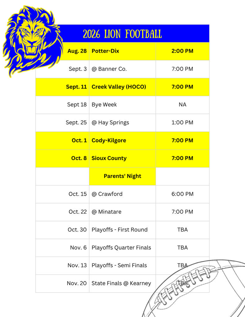 2026 Lion Football