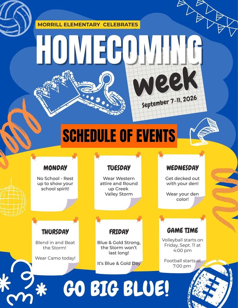 Homecoming-Sept. 7-11, 2026