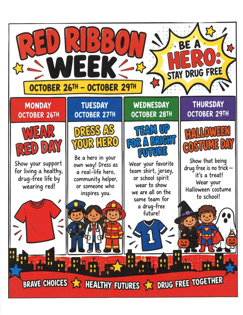 Red Ribbon Week (Oct. 26-29, 2026)